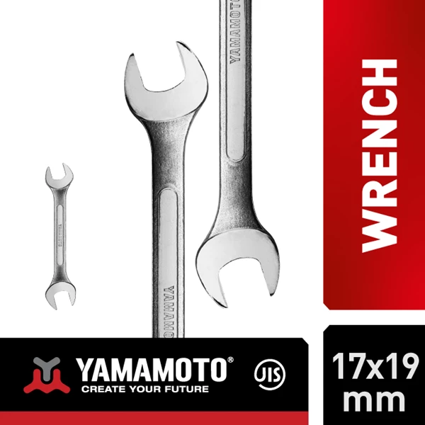 YAMAMOTO Open End Wrench size 17x19mm