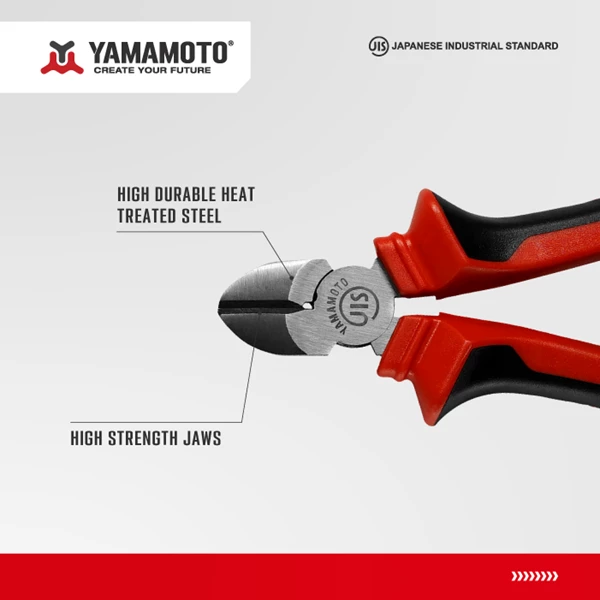 YAMAMOTO Diagonal Cutting Pliers size 6inch (N-R)