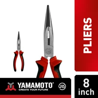 YAMAMOTO Long Nose Pliers size 8inch (N-R)