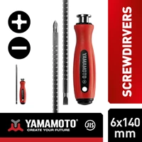 YAMAMOTO TPR 2 Way Screwdrivers size 6x140mm