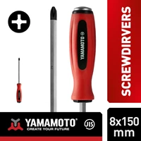 YAMAMOTO GO-THRU Screwdrivers size PH3x150mm (Ø8mm)