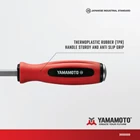 YAMAMOTO GO-THRU Screwdrivers size 8x250mm (-) 3