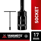 YAMAMOTO T-Type Socket size 17mm 1