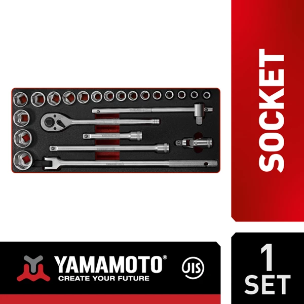 YAMAMOTO 1/2" Socket Set 24 pcs