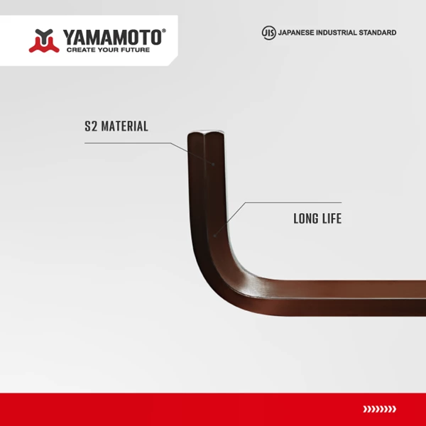 YAMAMOTO Long Hex Key size 4mm