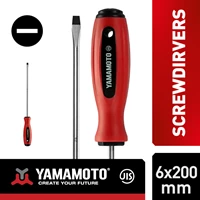 YAMAMOTO TPR Screwdrivers size 6x200mm (-)