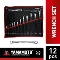 YAMAMOTO Set Box End Wrench 12 pcs (6-32mm)