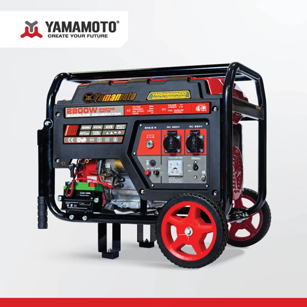 YAMAMOTO Gasoline Generator Gold Series YMG 4900 NDD