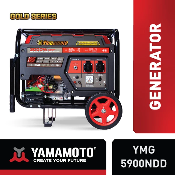 Genset Bensin YAMAMOTO Gold Series YMG 5900 NDD