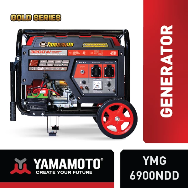 Genset Bensin YAMAMOTO Gold Series YMG 6900 NDD