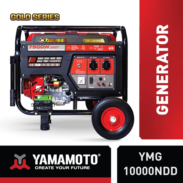 Genset Bensin YAMAMOTO Gold Series YMG 10000 NDD
