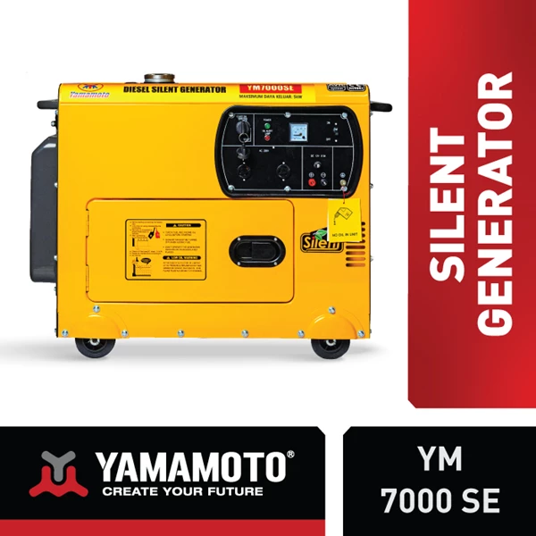Genset Silent YAMAMOTO Diesel YM 7000 SE