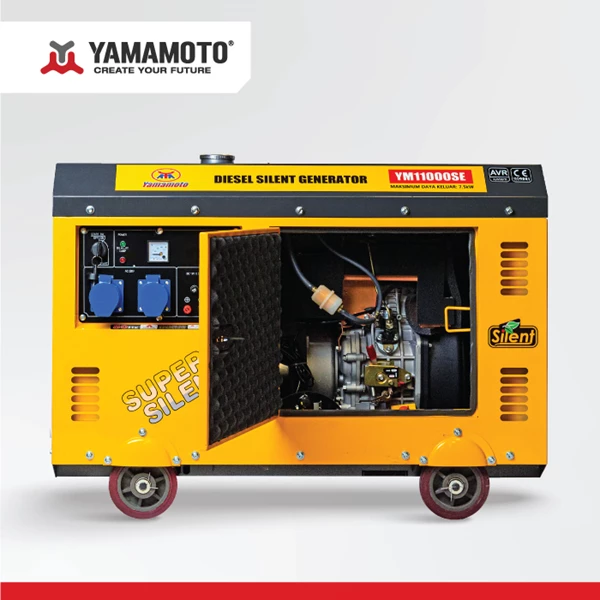 YAMAMOTO Silent Diesel Generator Set YM 11000 SE